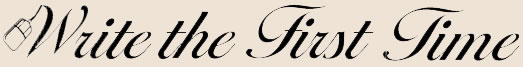 Write The First Time